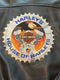 VINTAGE HARLEY DAVIDSON OCEANSIDE CA HOUSE OF HARLEYS LEATHER JACKET RARE
