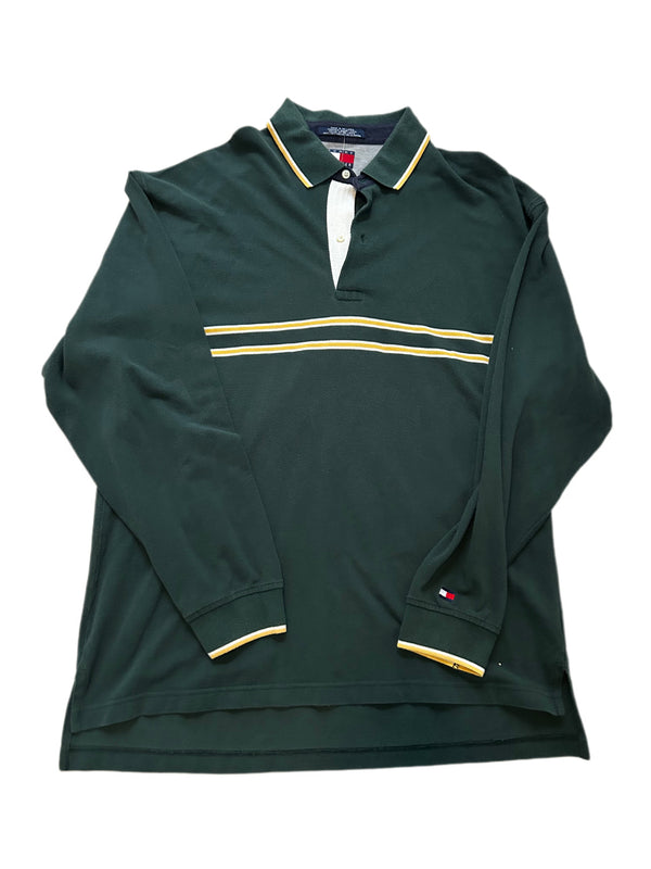 Retro Tommy Hilfiger Long Sleeve Polo