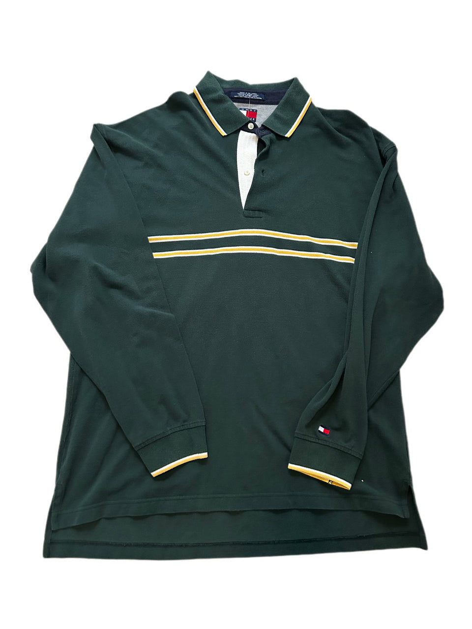 Retro Tommy Hilfiger Long Sleeve Polo
