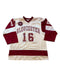 GLOUCESTER FISHERMAN HOCKEY 50 YEARS PATCH WHITE MARRON #16 JERSEY