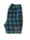 GREEN AND BLUE FLANNEL PLAID CLEVELAND INDIANS SHORTS