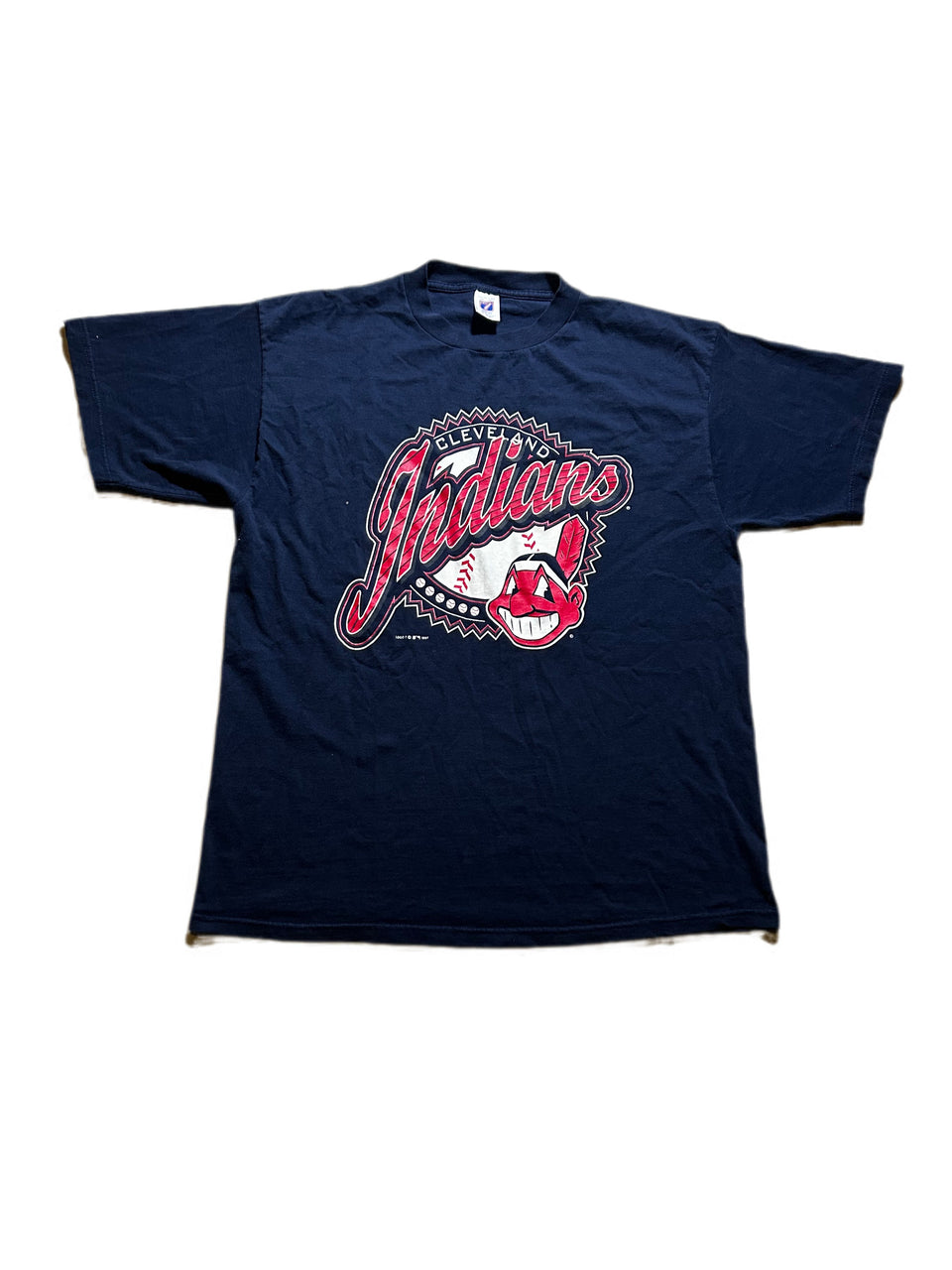 VINTAGE 1997 CLEVELAND INDIANS TEE