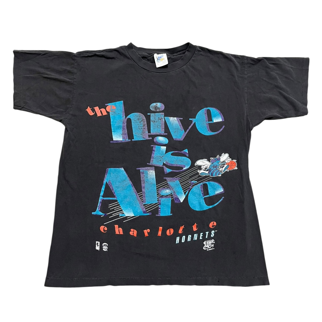 Charlotte Hornets Vintage 1990s Tee Large