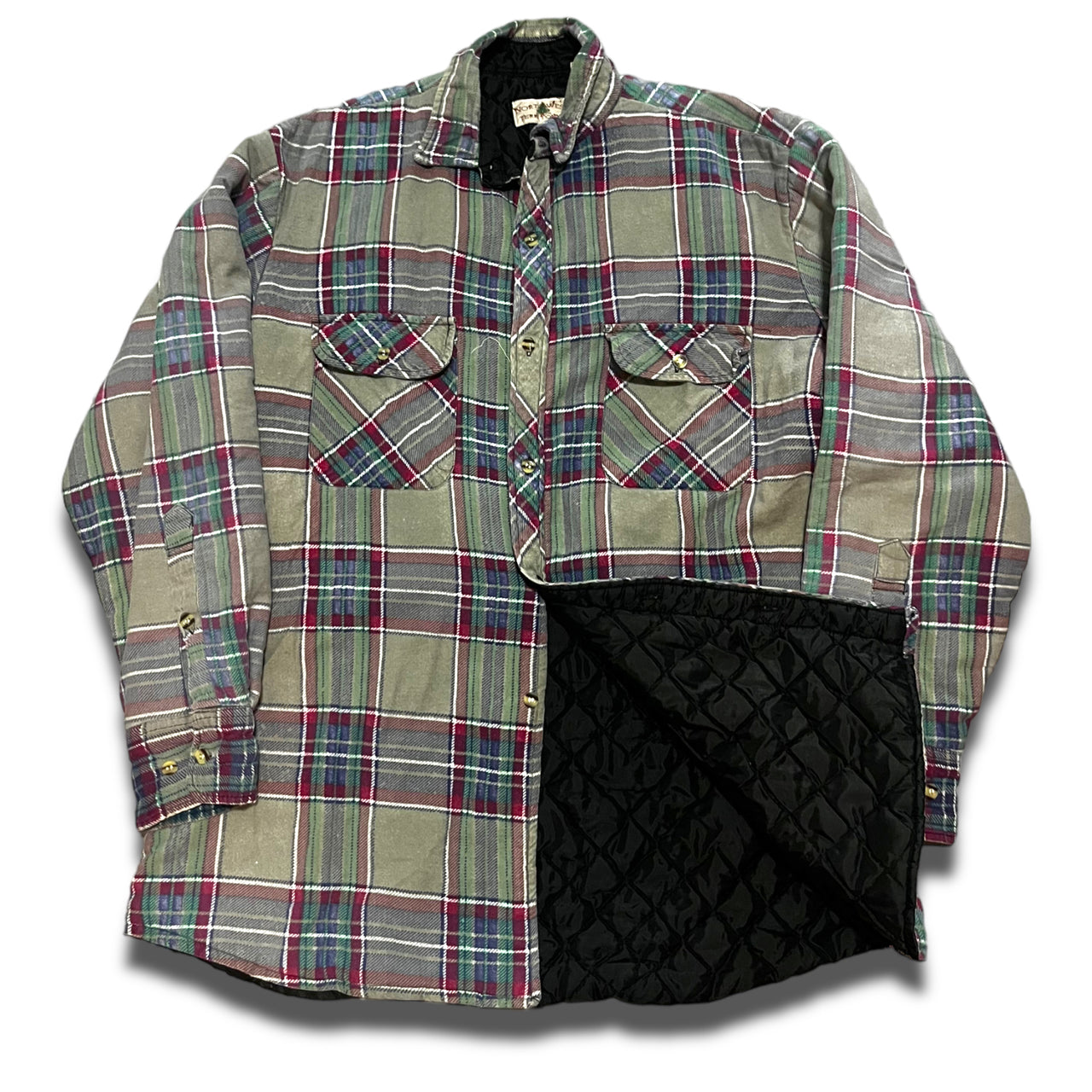 Northwest Territory Vintage Down Flannel Jacket Large
