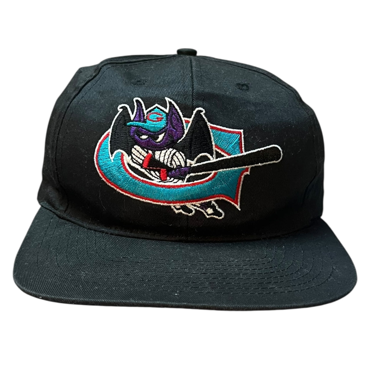 Vintage 1990s Greensboro Bats Minor League Snapback Hat