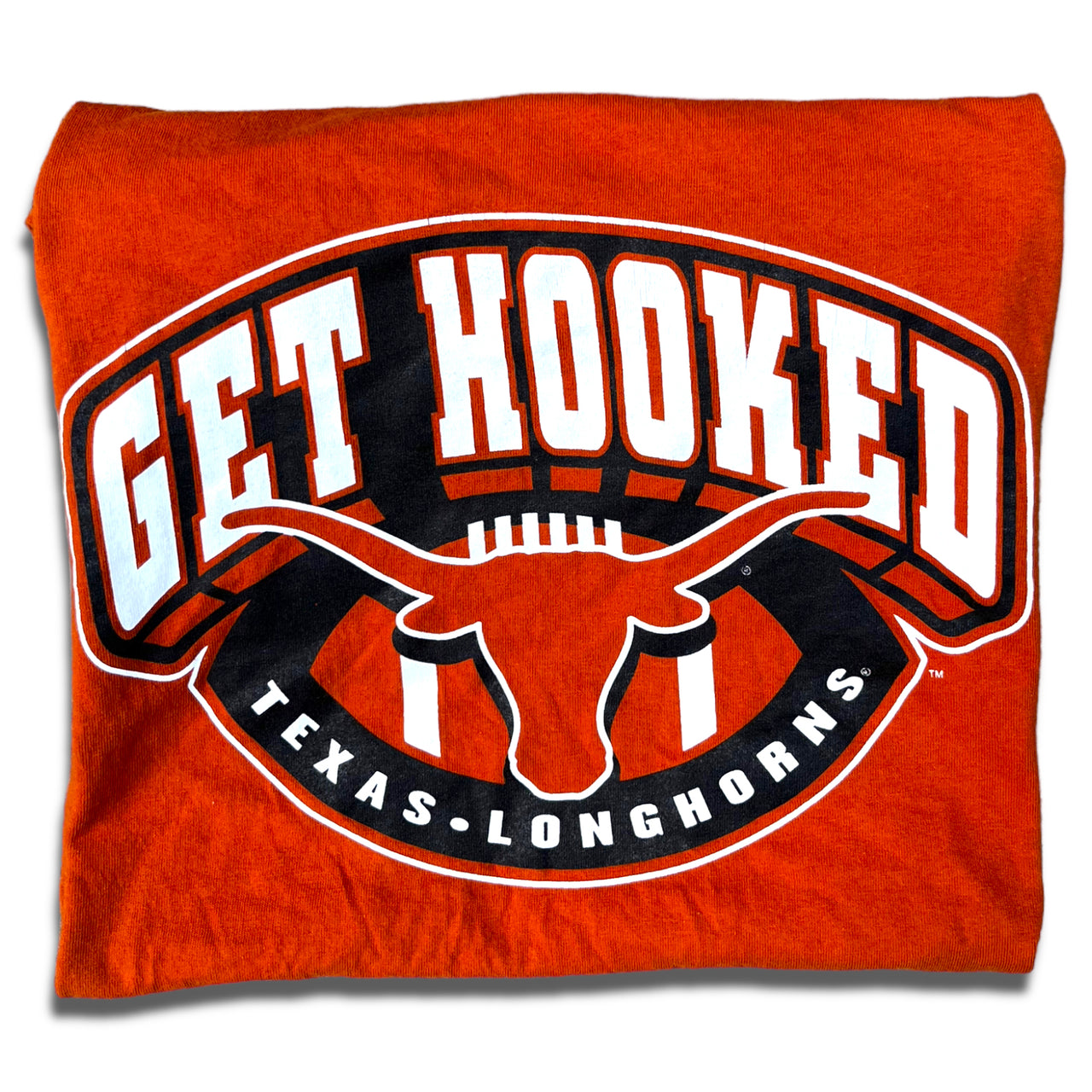Texas Longhorns “Get Hooked” Vintage Tee Large