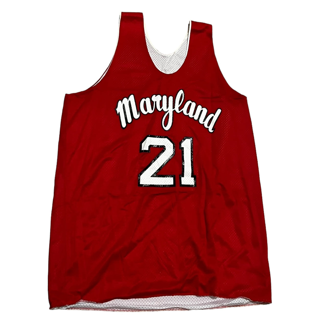 Maryland Vintage Mesh Basketball Jersey Large