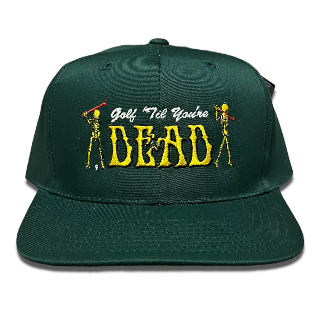 Golf Til You’re Dead Vintage a Upcycled SnapBack Hat