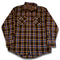Vintage Northwest Territory Wool Flannel Large - Brown