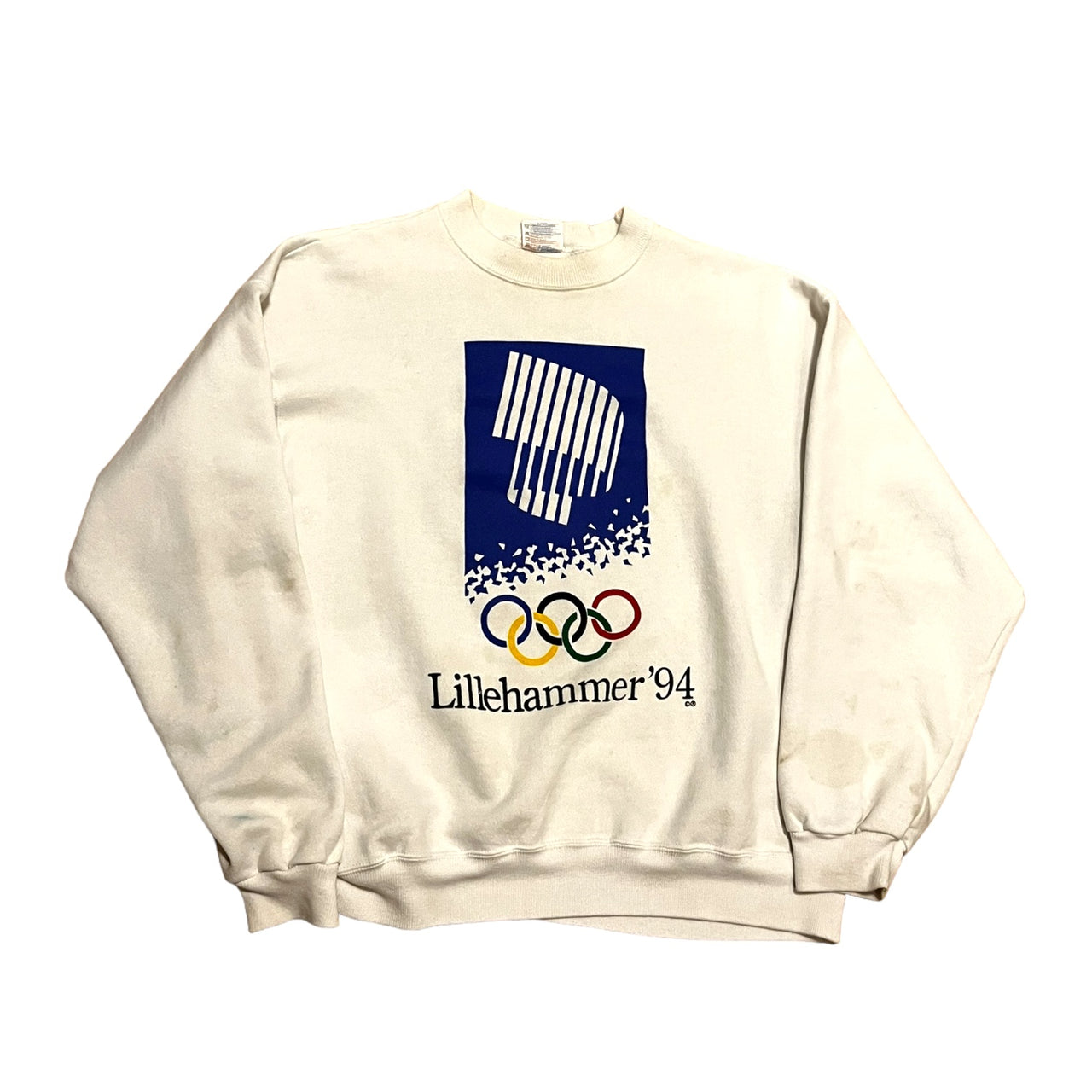 Lilehammer 1994 Olympics Vintage Crewneck Large