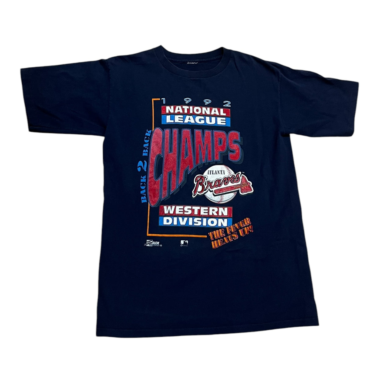 Atlanta Braves Vintage Western Division Champions 1992 Tee M/L