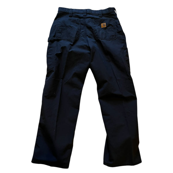 Carhartt Vintage Relaxed Fit Pants 35 X 30 Navy