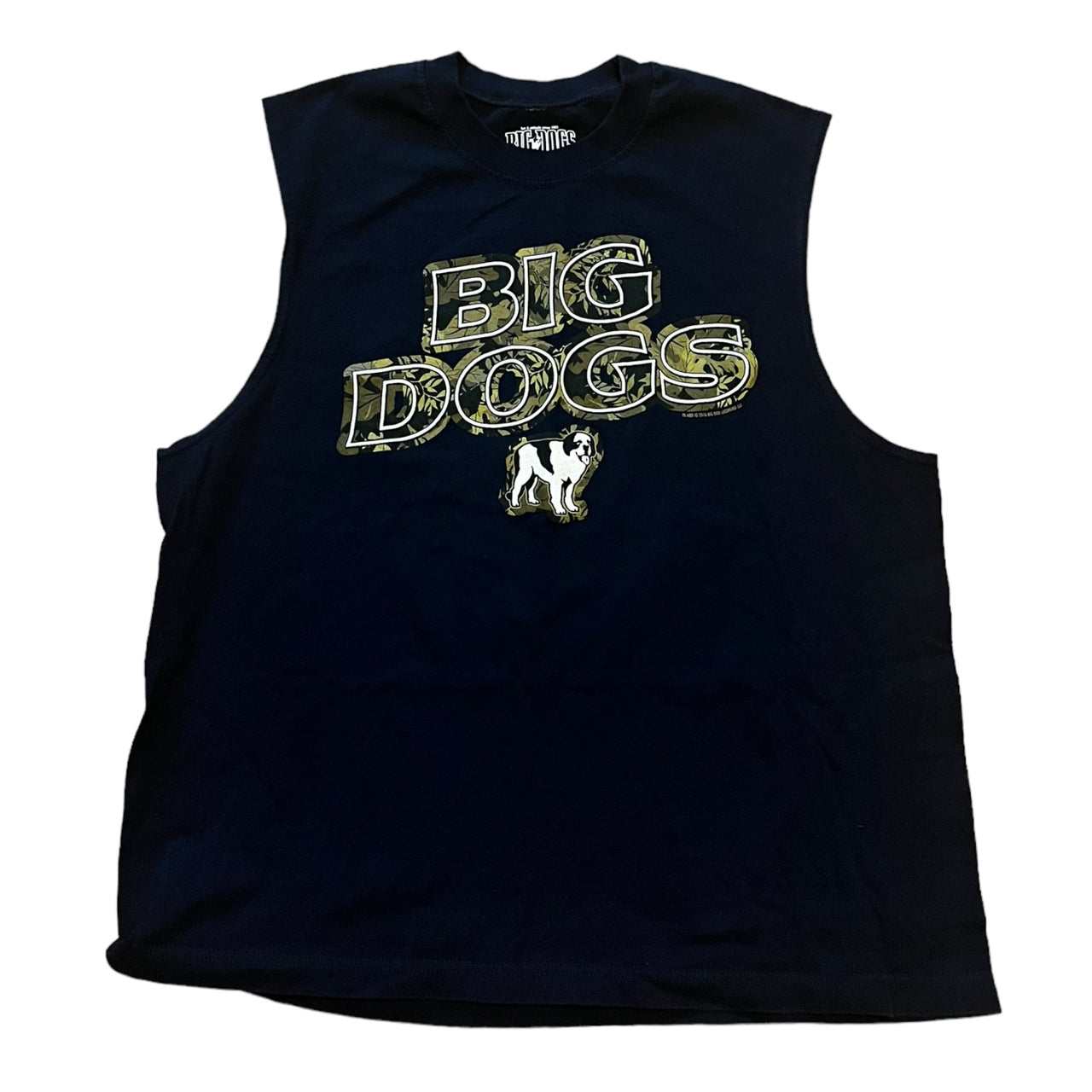 Big Dogs Vintage Tank Top Tee Large