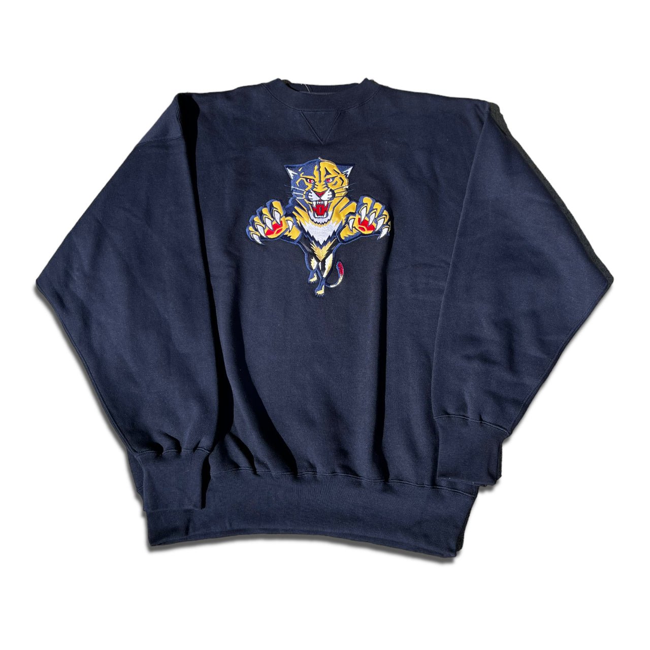 Florida Panthers Vintage Embroidered Crewneck XL NEW