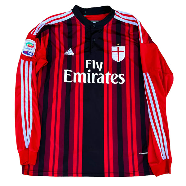 AC Milan Long Sleeve Soccer Jersey L/XL