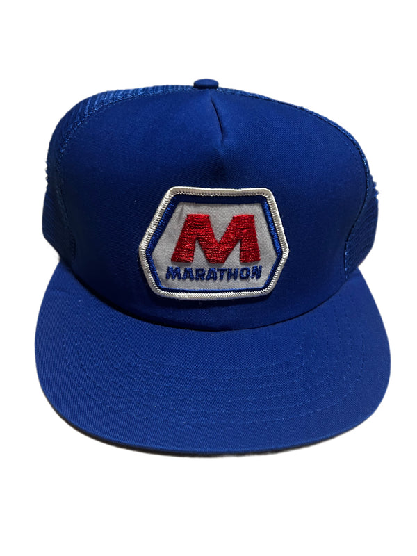 Vintage 1990 Marathon Oil Snapback