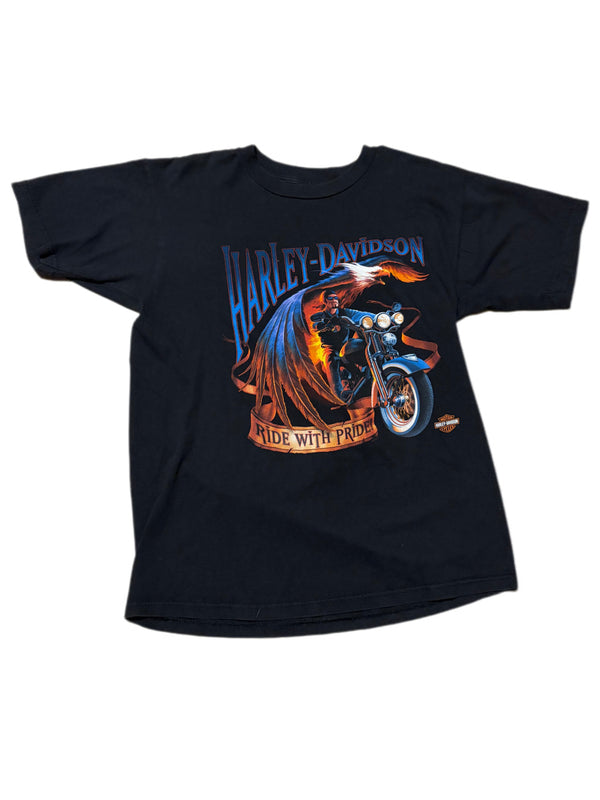 VINTAGE HARLEY DAVIDSON NASSAU COUNTY GRAPHIC TEE