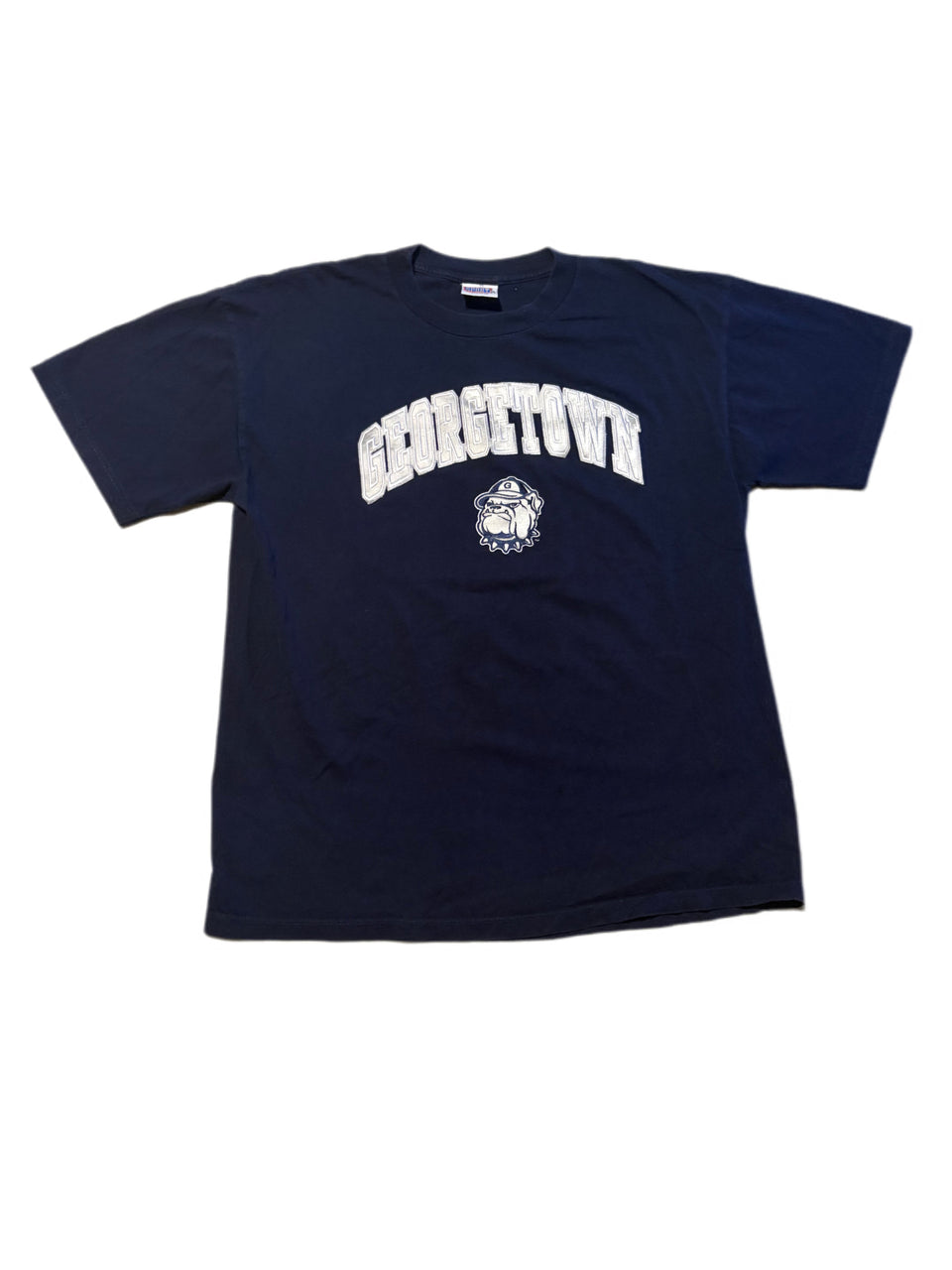 VINTAGE GEORGETOWN HOYAS EMBROIDERED TEE