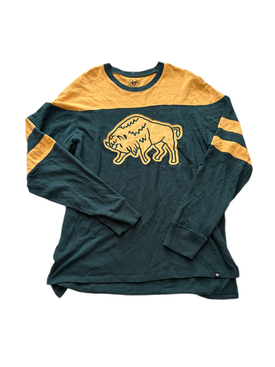 VINTAGE STYLE '47 NDSU BISON LONG SLEEVE TEE