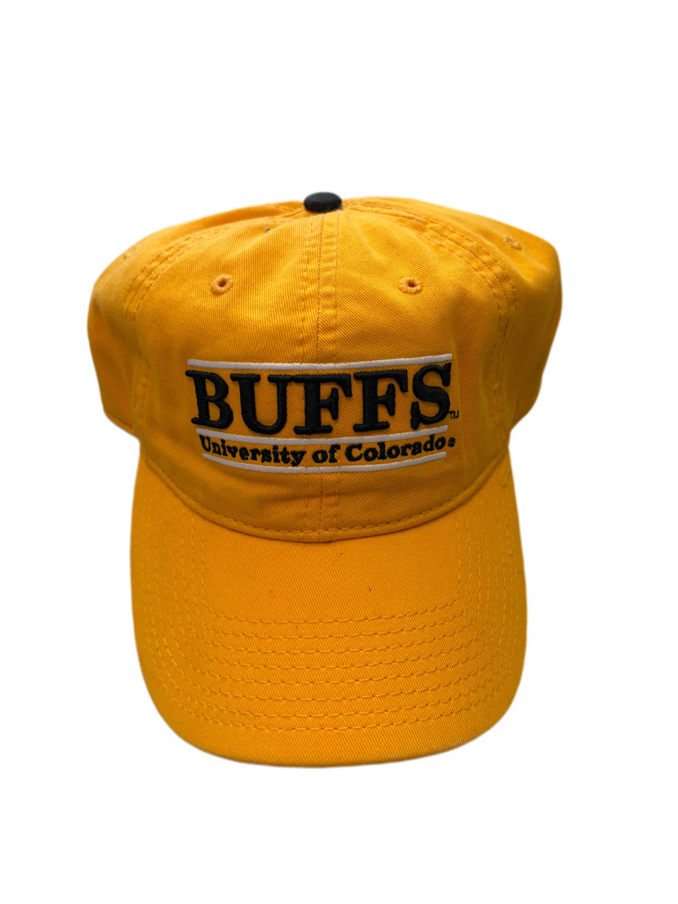 UNIVERSITY OF COLORADO BUFFALOES "BUFFS" 3 LINE EMBROIDERED STRAPBACK HAT