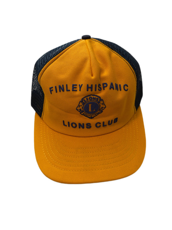 VINTAGE FINLEY HISPANIC LIONS CLUB SNAPBACK TRUCKER HAT