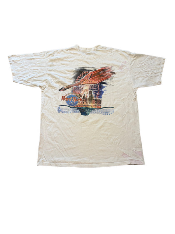VINTAGE HARD ROCK CAFE CHICAGO GRAPHIC TEE