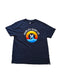 HURLEY SURF CO NAVY BLUE GRAPHIC TEE