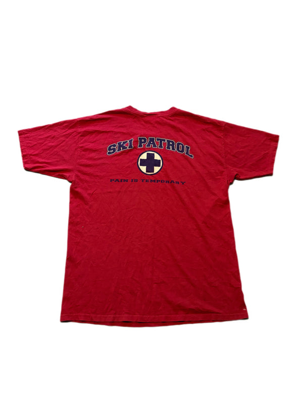 RETRO SNOWBIRD SKI PATROL GRAPHIC LOGO TEE