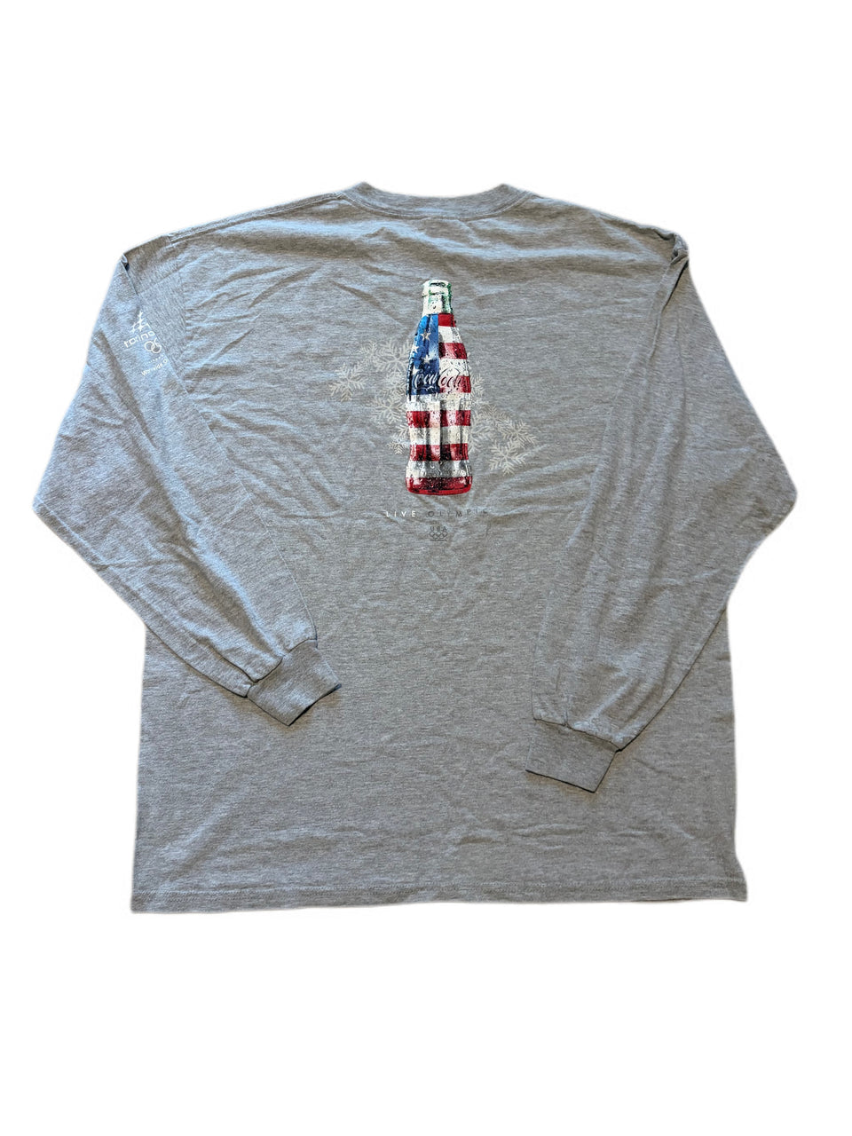 RETRO TORINO 2006 LIVE COCA COLA OLYMPIC LONGSLEEVE TEE