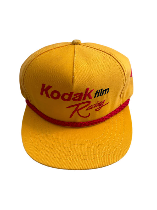 VINTAGE KODAK FILM RACING YELLOW SNAPBACK HAT