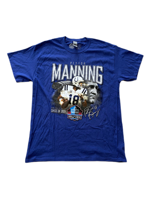 RETRO PEYTON MANNING PRO FOOTBALL HALL OF FAME GRAPHIC TEE