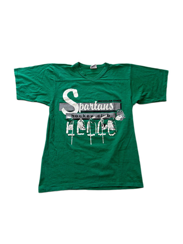 VINTAGE MICHIGAN STATE SPARTANS HOCKEY CLUB GRAPHIC TEE