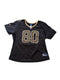 NIKE ON FIELD NFL WOMENS NEW ORLEANS SAINTS JIMMY GRAHAM #80 BLACK JERSEY