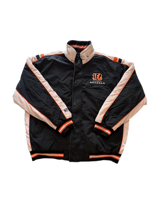 VINTAGE WOMENS CINCINNATI BENGALS NFL PUFFER JACKET