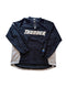 RETRO MAJESTIC THUNDER TEAM LOGO QUARTER ZIP WINDBREAKER JACKET