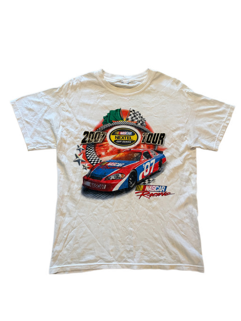 RETRO 2007 NASCAR NEXTEL CUP SERIES TOUR GRAPHIC TEE