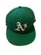 NEW ERA OAKLAND ATHLETICS 59FIFTY FITTED EMBROIDERED LOGO HAT