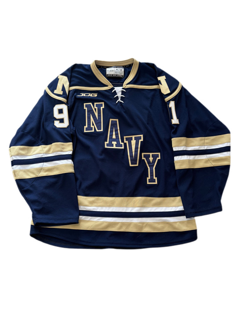 AUTHENTIC NAVY HOCKEY #91 KAPLAN GAME JERSEY