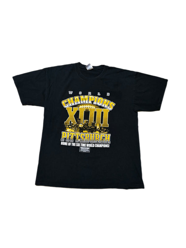 PITTSBURGH STEELERS SUPER BOWL XLIII WORLD CHAMPIONS GRAPHIC TEE