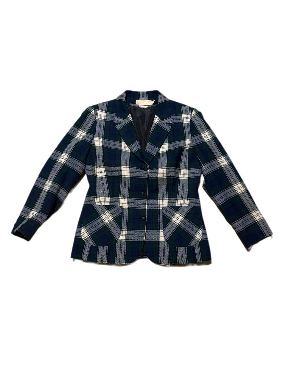 VINTAGE PENDLETON PLAID WOOL BLAZER