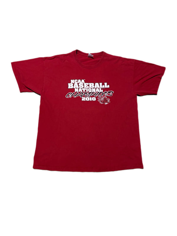NCAA BASEBALL NATIONAL CHAMPIONS SOUTH CAROLINA GAMECOCKS 2010 TEE