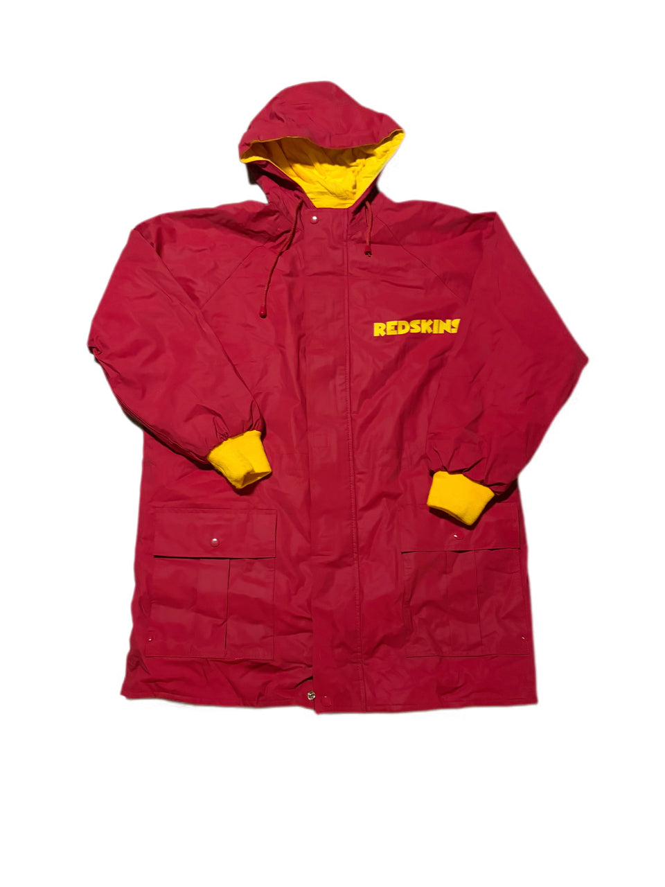 VINTAGE NFL GAMEDAY WASHINGTON REDSKINS GAMEDAY FULL ZIP RAIN JACKET