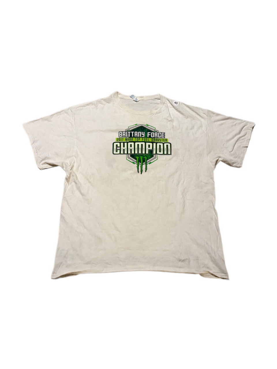TOP FUEL DRAGSTER BRITTANY FORCE CHAMPION RACING GRAPHIC TEE