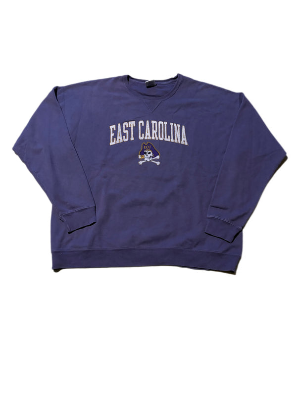 RETRO EAST CAROLINA PIRATES PURPLE PULLOVER