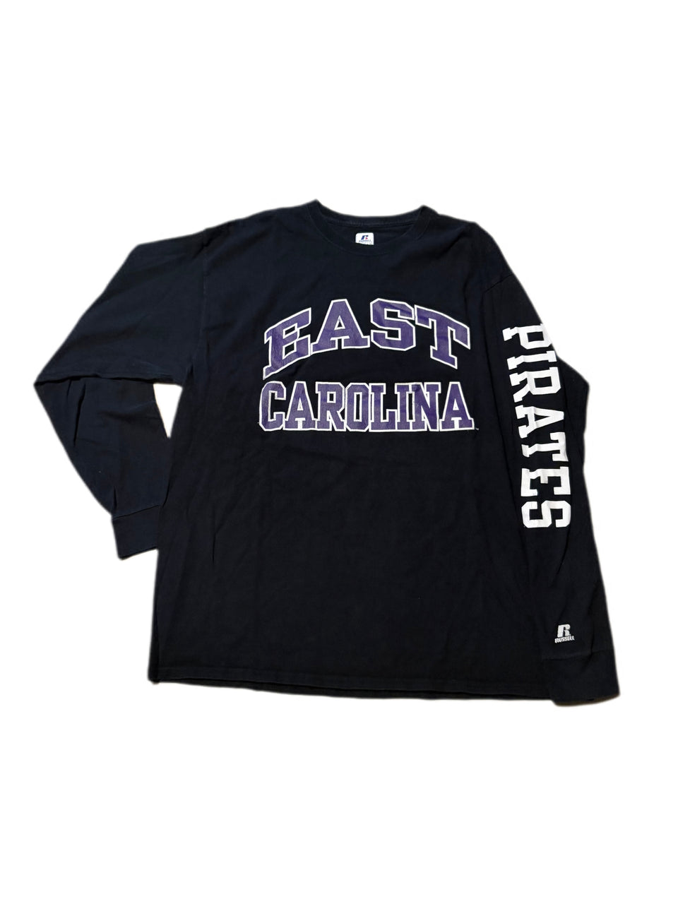 RUSSELL BRAND EAST CAROLINA PIRATES LONG SLEEVE SHIRT