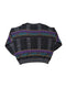 VINTAGE 80'S 100% ACRYLIC OUT OF BOUNDS GEOMETRIC KNIT PATTERN SWEATER