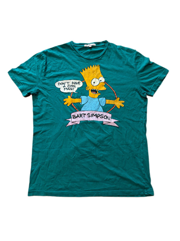 VINTAGE BART SIMPSON DON'T HAVE A COW MAN GRAPHIC TEE