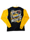 VINTAGE NASCAR BLACK YELLOW DEWALT RACING MATT KENSETH 17 GRAPHIC LONG SLEEVE SHIRT