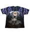 VINTAGE 90'S HARLEY DAVIDSON LIGHTNING AND THUNDER ALL OVER PRINT BAKERSFIELD CA TEE