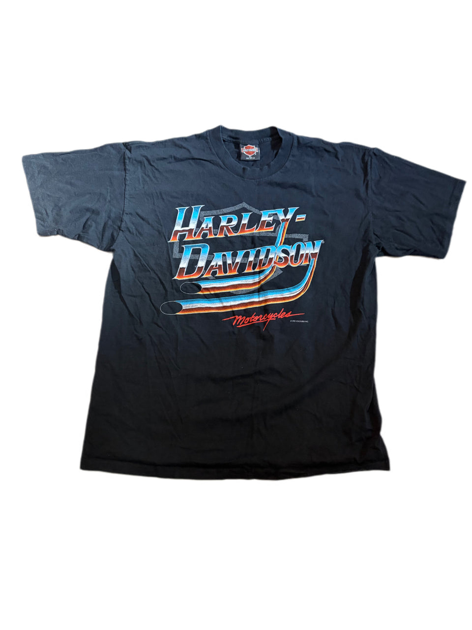 VINTAGE 1992 HARLEY DAVIDSON TRENTON NJ TEE